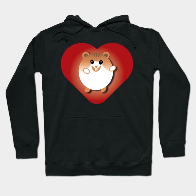 Hamster love: Fudge the Syrian hamster Hoodie by ScottCarey